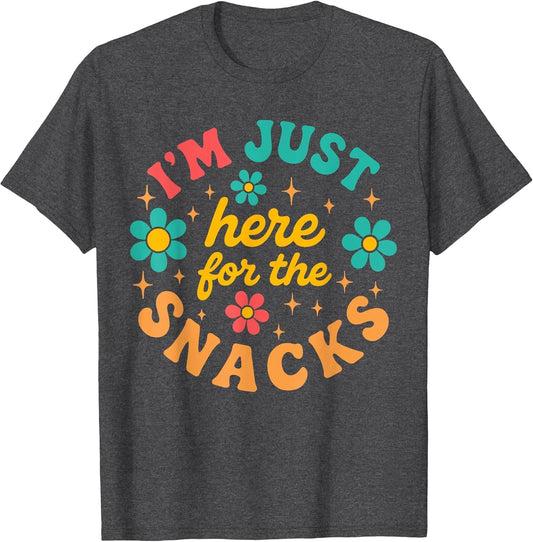 Cute Just Here for The Snacks Funny Food Lover