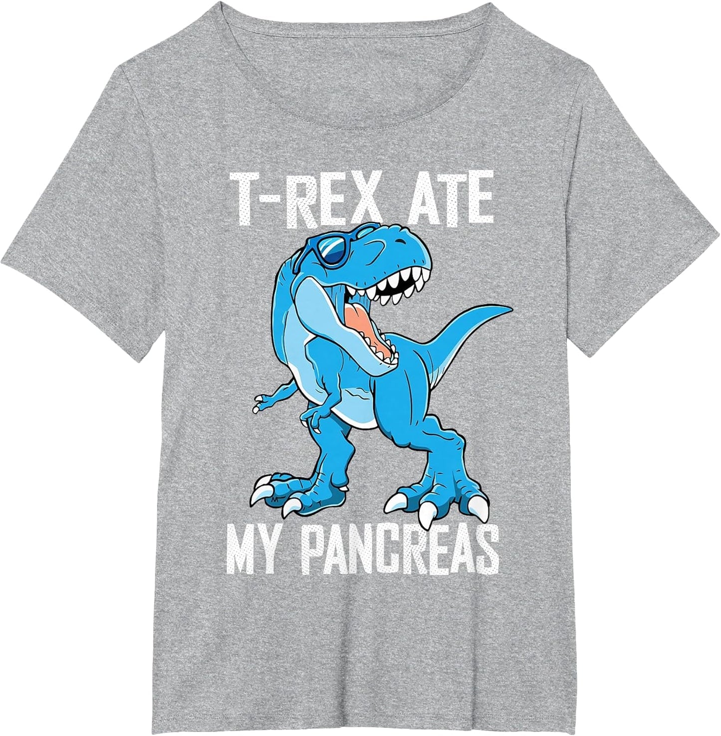 T-Rex Ate My Pancreas Funny Diabetes Awareness Boys Dinosaur