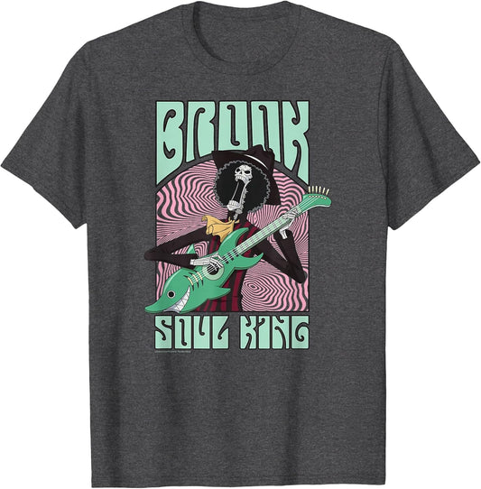 One Piece Anime Soul King Brook Groovy Guitar Concert