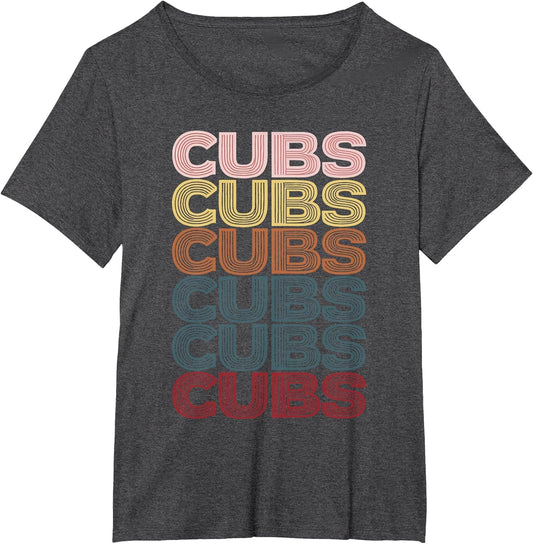 Retro Cubs Name Throwback Vintage