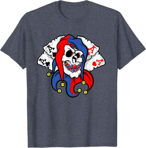 Joker Skull Face Poker Playing Card Sarcasm Smile