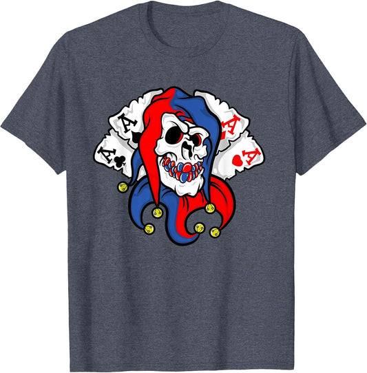 Joker Skull Face Poker Playing Card Sarcasm Smile