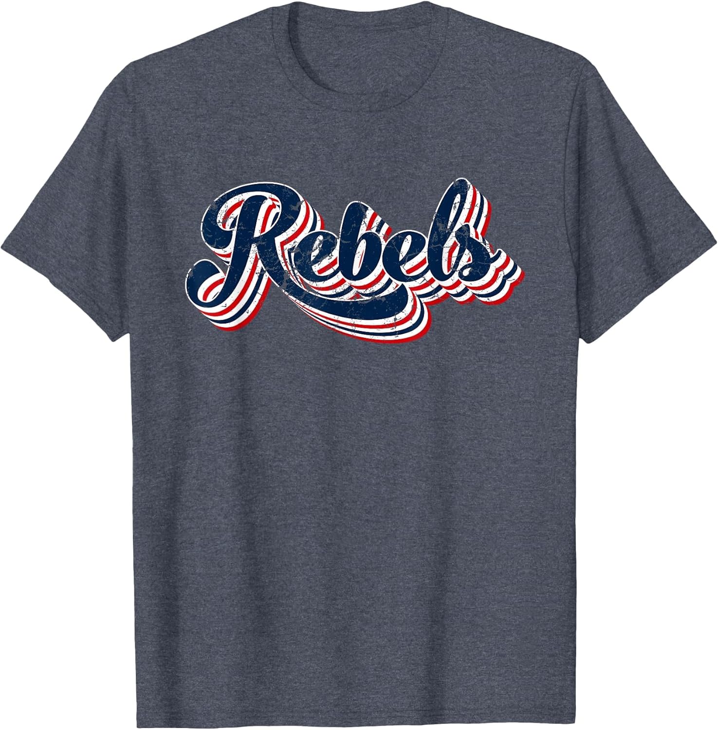 Rebels Patriotic USA America Proud 4th of July Retro Graphic