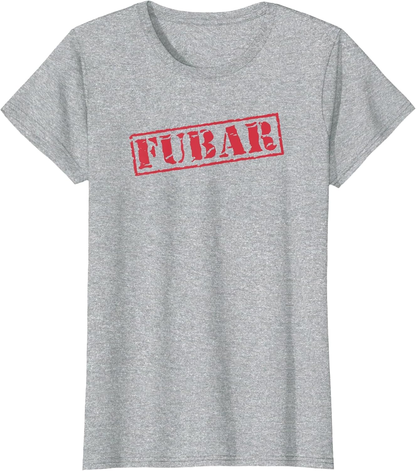 FUBAR - Funny Military Slang Design - Rubber Stamp Look