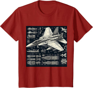 F-14 Tomcat Fighter Jet Assembly Blueprint Military Aviation