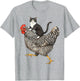 Funny Cat Riding Chicken Tuxedo Cat Women Kids