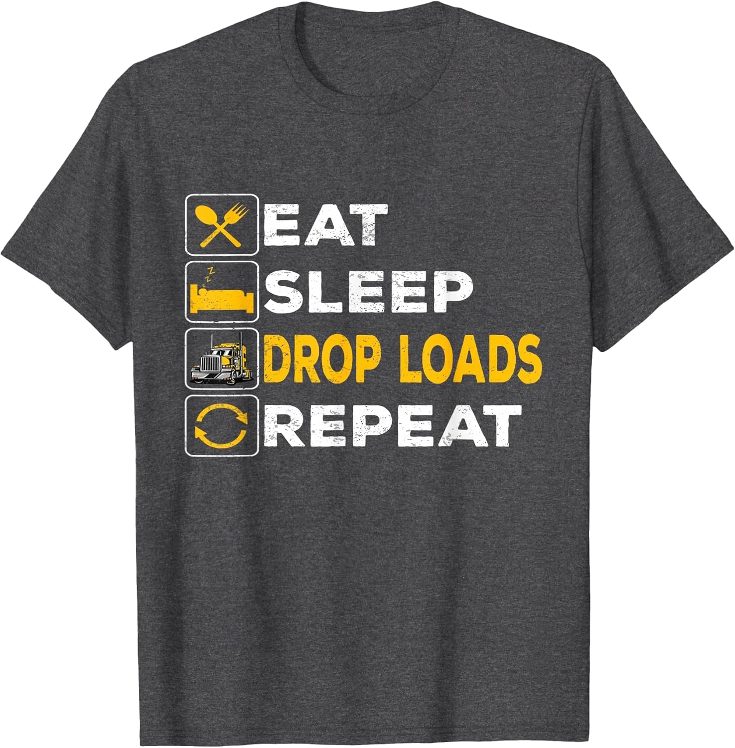 Funny Truck Lover Graphic and Men Trucker