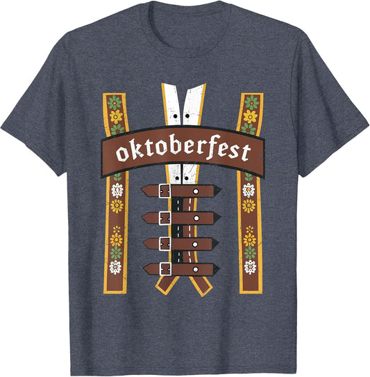 Oktoberfest Bavarian Munich Beer Lederhosen Suspenders