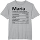 Maria Nutrition Personalized Name Funny Idea