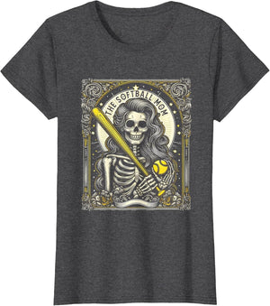 Softball Mom Tarot Card Skeleton Softball Mama Mothers Day