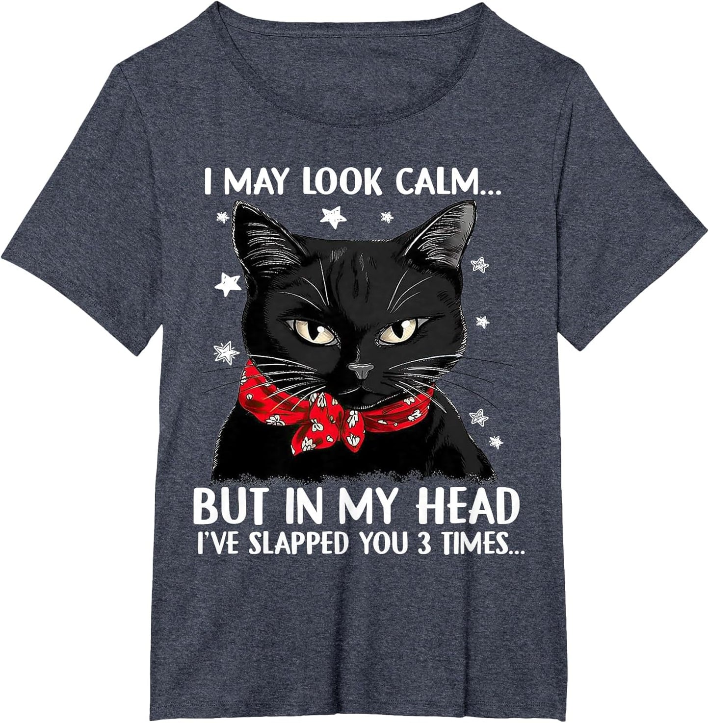 Cat I May Look Calm But in My Head I've Slapped You 3 Times