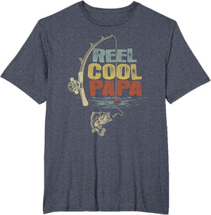 Funny Fisherman Vintage Reel Cool Papa