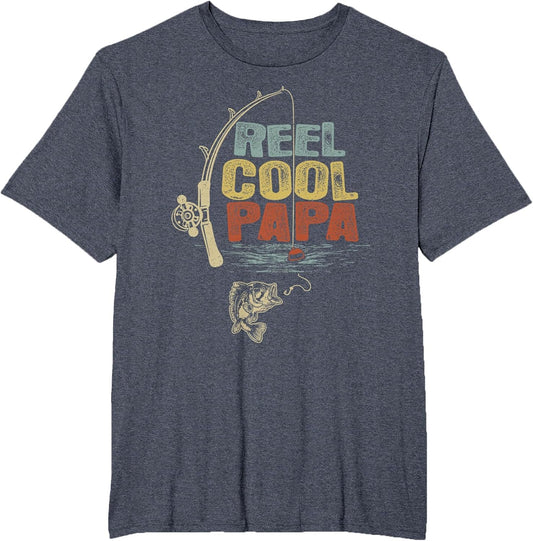 Funny Fisherman Vintage Reel Cool Papa