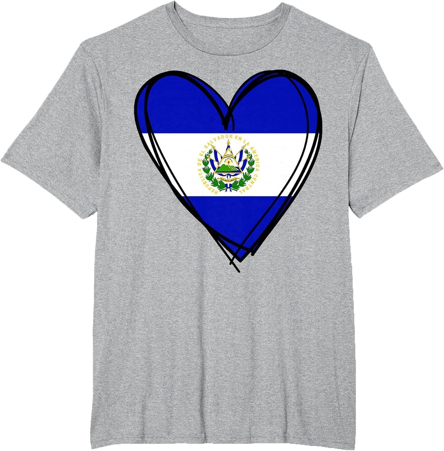 Proud Salvadoran Boy Girl Mommy Hello El Salvador Flag Heart