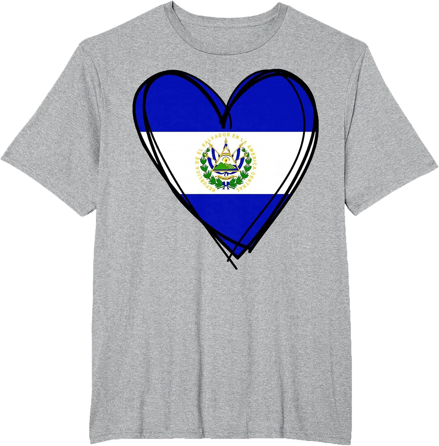 Proud Salvadoran Boy Girl Mommy Hello El Salvador Flag Heart