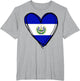 Proud Salvadoran Boy Girl Mommy Hello El Salvador Flag Heart