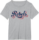 Rebels Patriotic USA America Proud 4th of July Retro Graphic