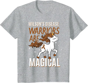 Wilson's Disease Warrior Awareness Ribbon Patient Unicorn