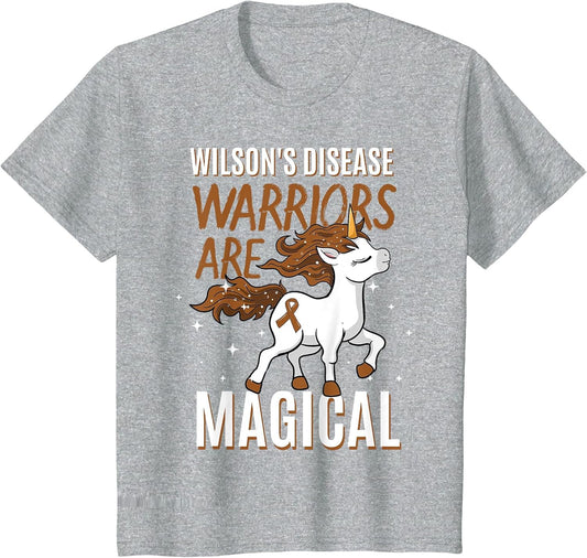 Wilson's Disease Warrior Awareness Ribbon Patient Unicorn