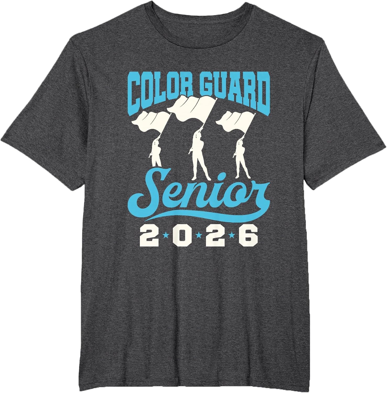 Color Guard Senior 2026 Flags Marching Band Graduation Grad