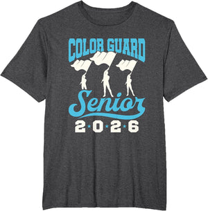 Color Guard Senior 2026 Flags Marching Band Graduation Grad