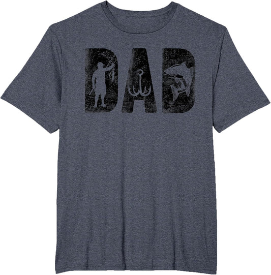 Fishing Dad Birthday Classic Bold Font Fish Daddy