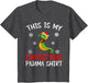 This is My Christmas Pajama Shirt Seahorse Santa Hat Xmas