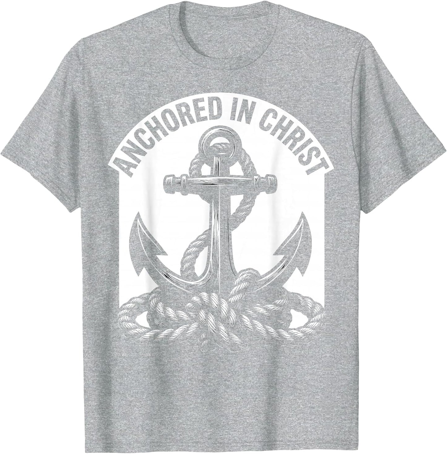 Anchored in Christ Christian Faith Design