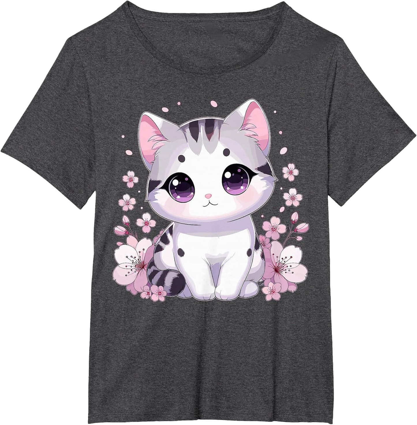 Cat Cherry Blossoms Cute Cat