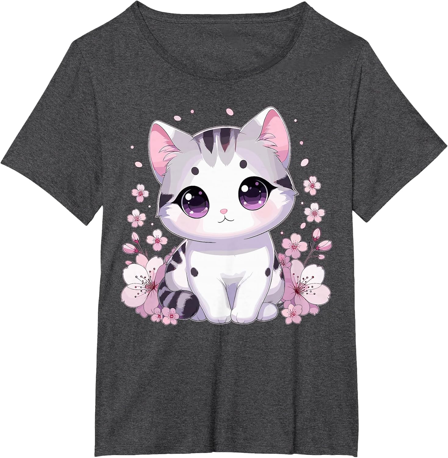 Cat Cherry Blossoms Cute Cat