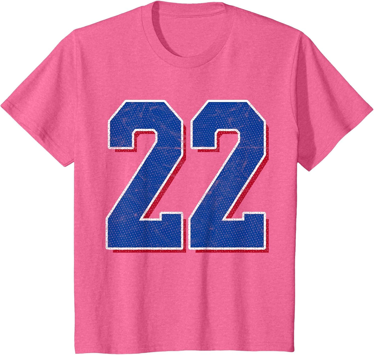 Number 22 Numbered Uniform Sports Team Jersey 22nd Birthday