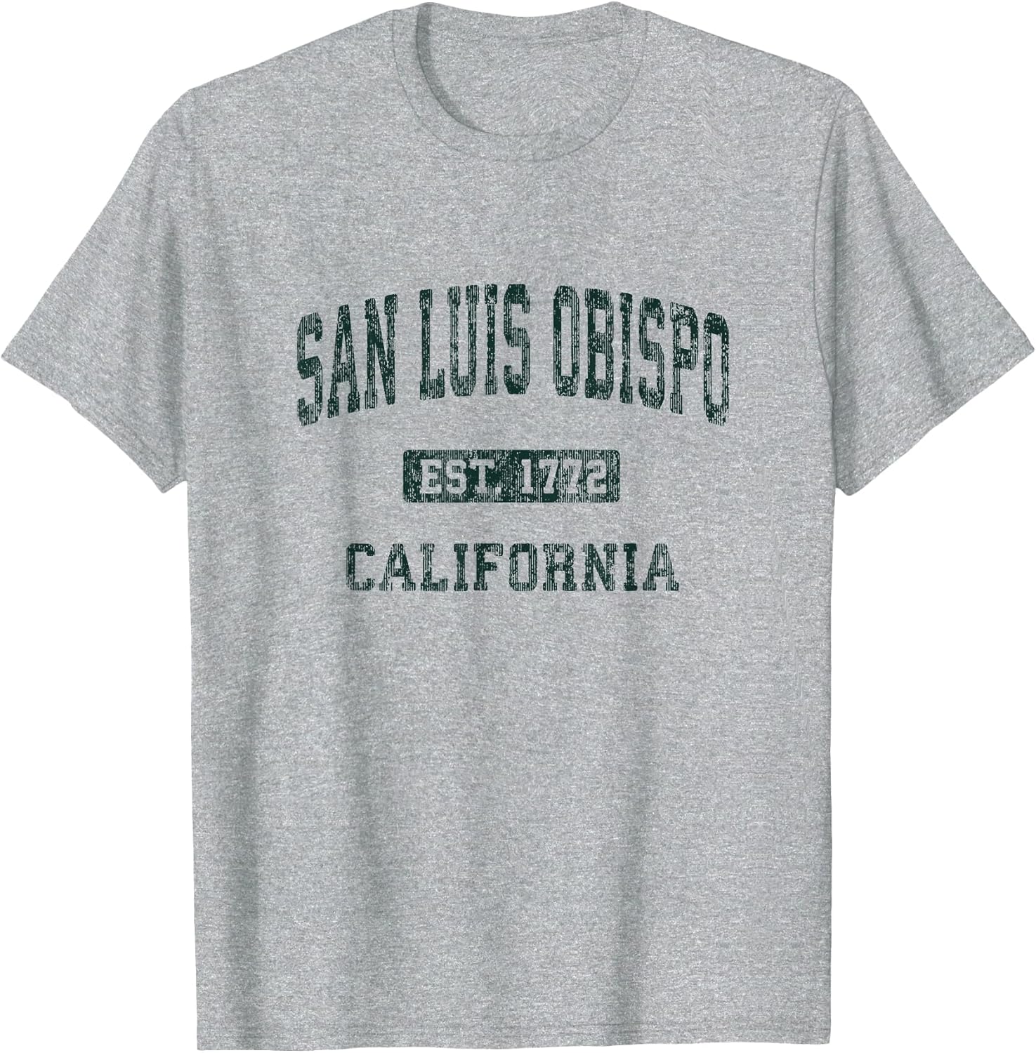 San Luis Obispo California CA Vintage Athletic Sports Design