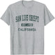 San Luis Obispo California CA Vintage Athletic Sports Design