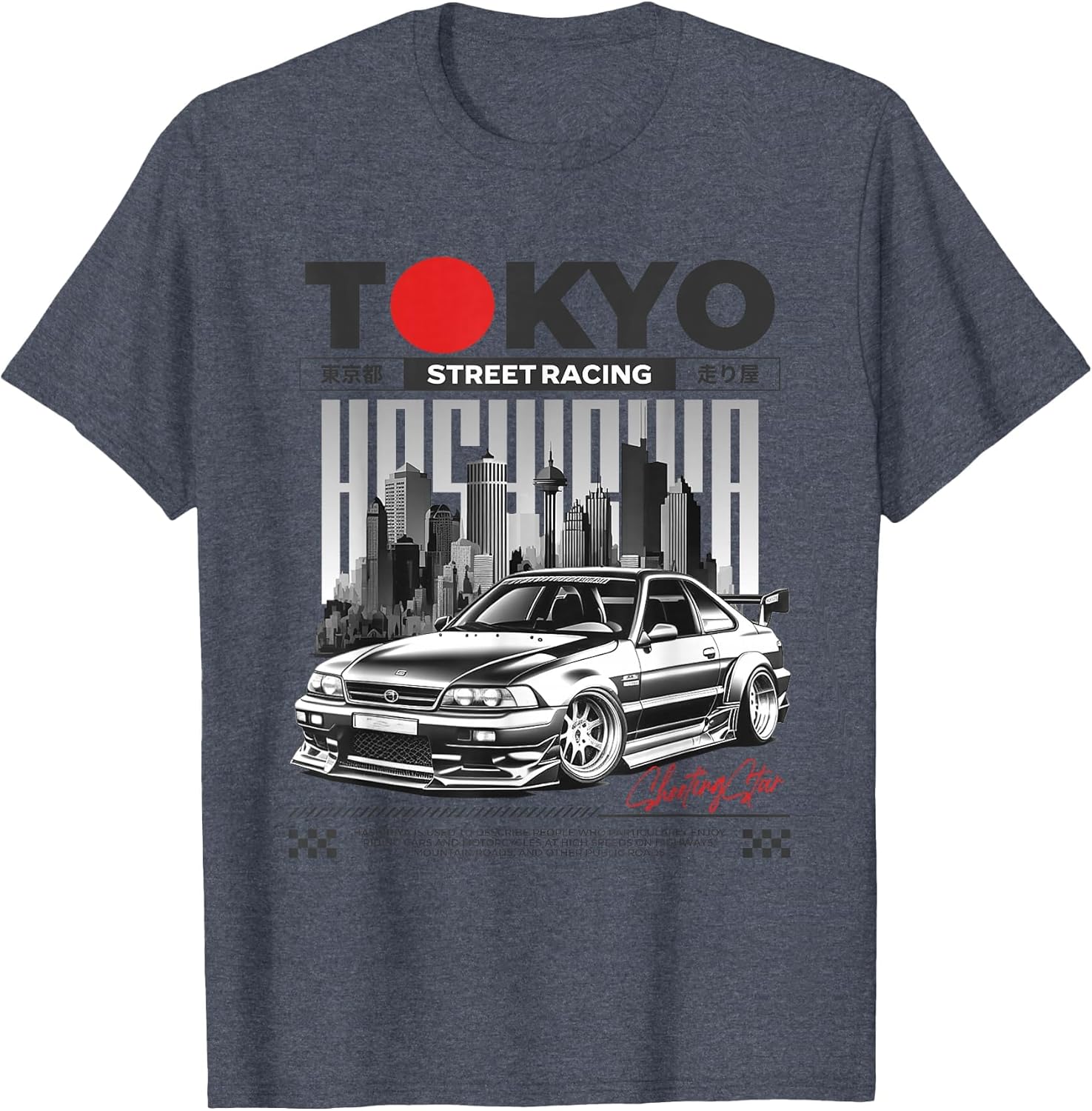JDM Tokyo Japan Drift Race Car Tuning Retro Vintage Graphic