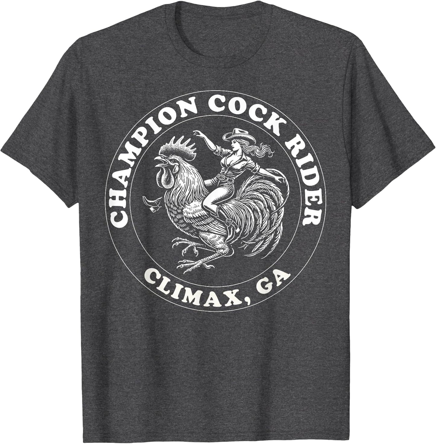Champion Cock Rider Funny Cowgirl Rooster Bachelorette Fun