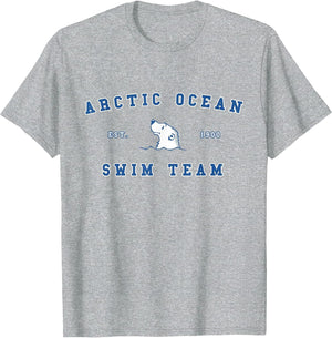 Arctic Ocean Swim Team Polar Bear Swimming Graphic