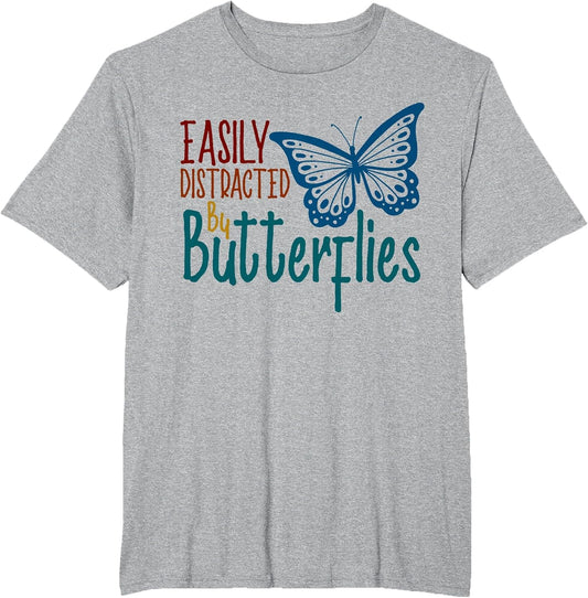 Easily Distracted by Butterflies, Retro Monarch Butterfly