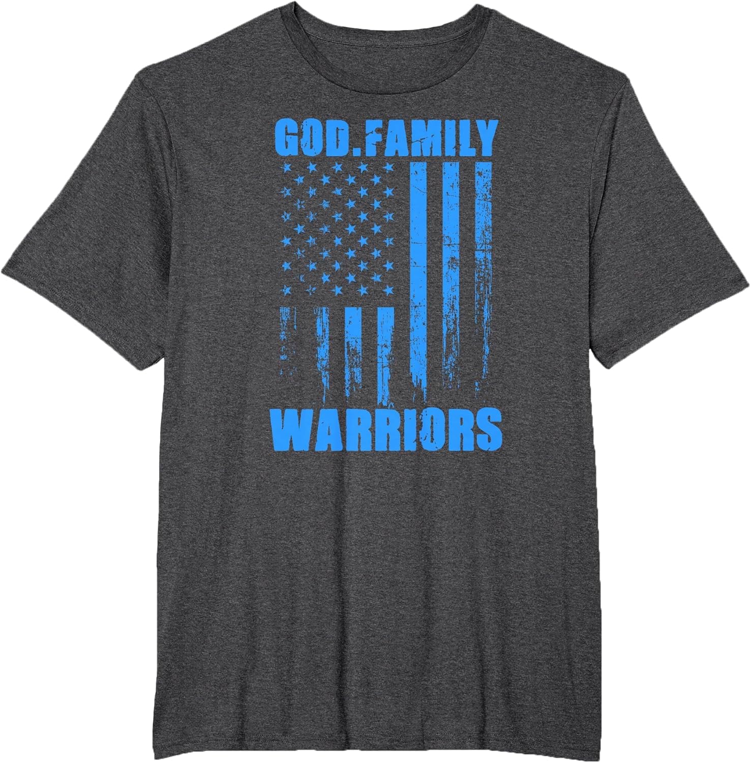 Central Valley Warriors God. Family. Vintage USA Flag