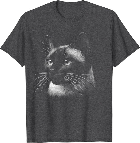 Siamese Cat Face Art Design