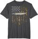 Camo American Flag Musky Fishing 4th of July