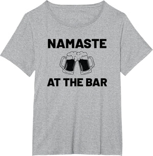 Namaste at The Bar Funny Beer Drinking