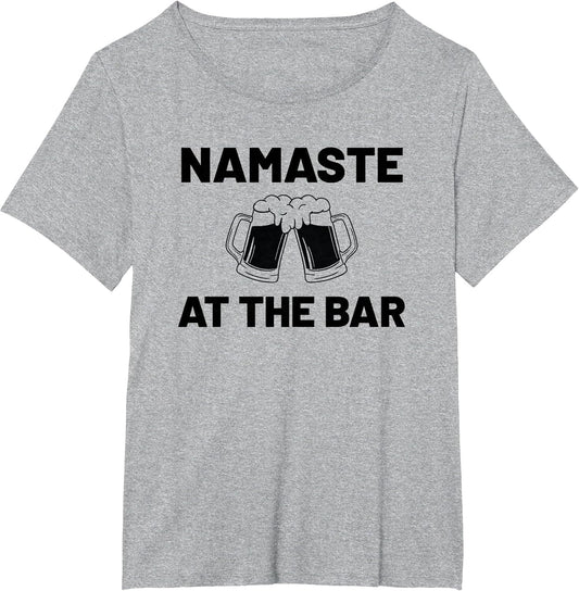 Namaste at The Bar Funny Beer Drinking