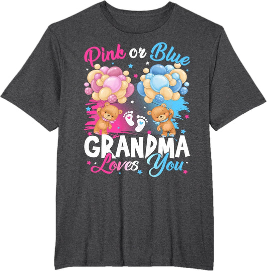 Bears Pink Or Blue Grandma Loves You Gender Reveal