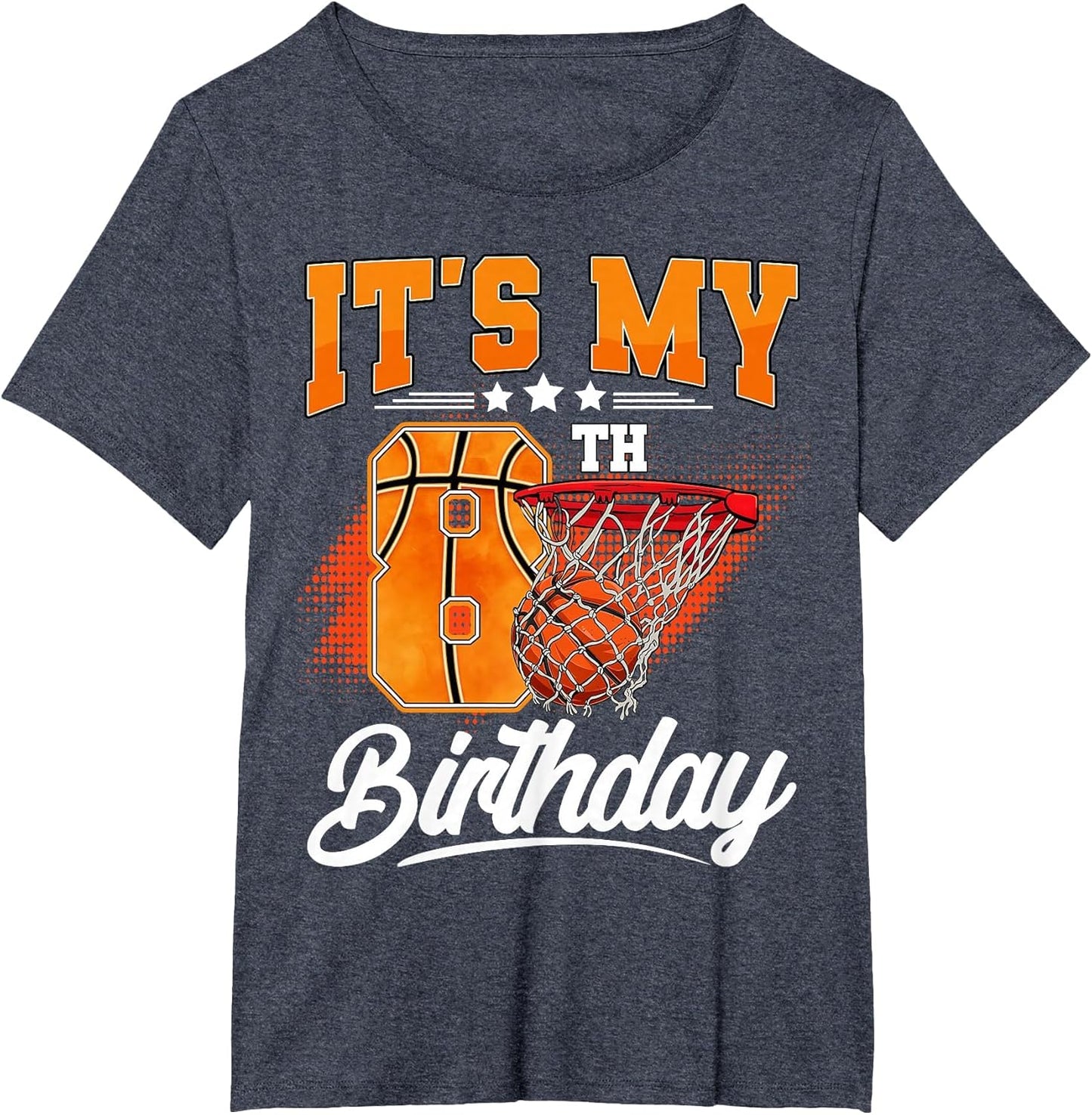 It's My 8th Birthday Boy Basketball 8 Year Old Bday Kids