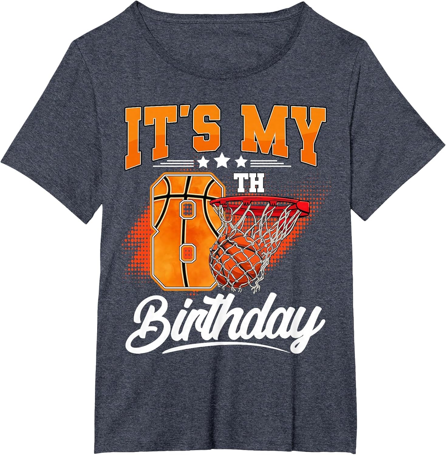 It's My 8th Birthday Boy Basketball 8 Year Old Bday Kids