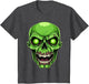 Scary Green Zombie Face Halloween Creepy Costume