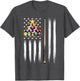 American Flag Billiard - 8 Ball Billiard Game Pool Player