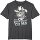 Cat Dad Cat Shirt Funny Fathers Day Cowboy Rootin Tootin