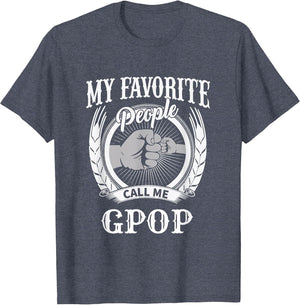 My Favorite People Call Me Gpop Fist Bump Special Grandpa