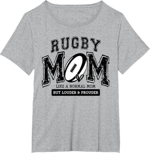 Loud Proud Rugby Mom Rugby Player Mama Family Funny Cute
